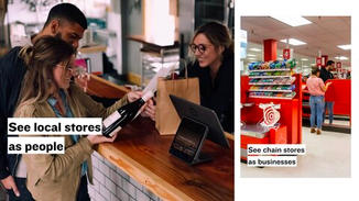 What we ultimately uncovered from our interviews and research, is that there is something local businesses have, that large retailers will never be able to replicate. People see local stores as people and chain stores as businesses.