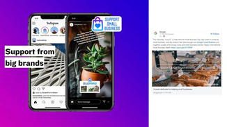 Big brands like Instagram and Google have also shown support for local businesses during this time.