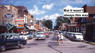 But it wasn’t always this way. It may be hard to imagine a time when big box stores didn’t dominate the retail landscape, but long before Amazon entered our lives, it was local businesses who were the lifeline to the things people needed.