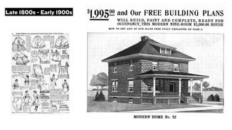 They promoted value and offered everything: from underwear to kits for building homes.