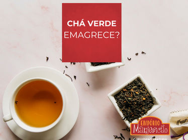CHÁ VERDE EMAGRECE?