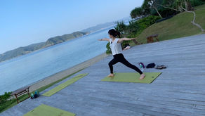 奄美大島でのヨガ