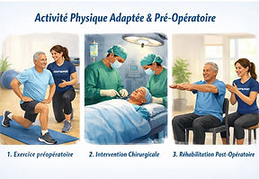 Activité Physique Adaptée & pré-opératoire : préparer son corps avant une intervention
