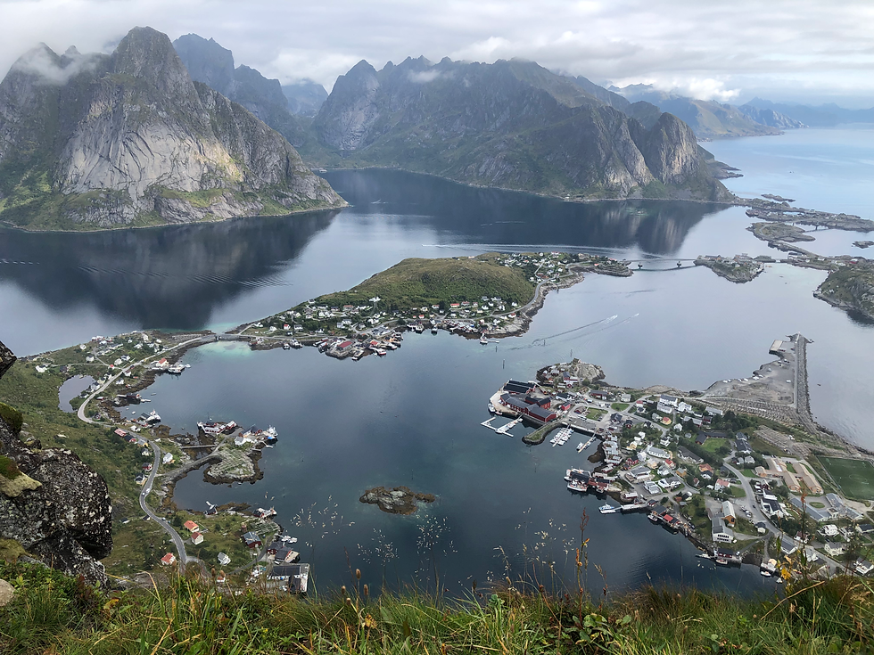 La vista dall'alto dopo la scalinata infinita di Reinbringen