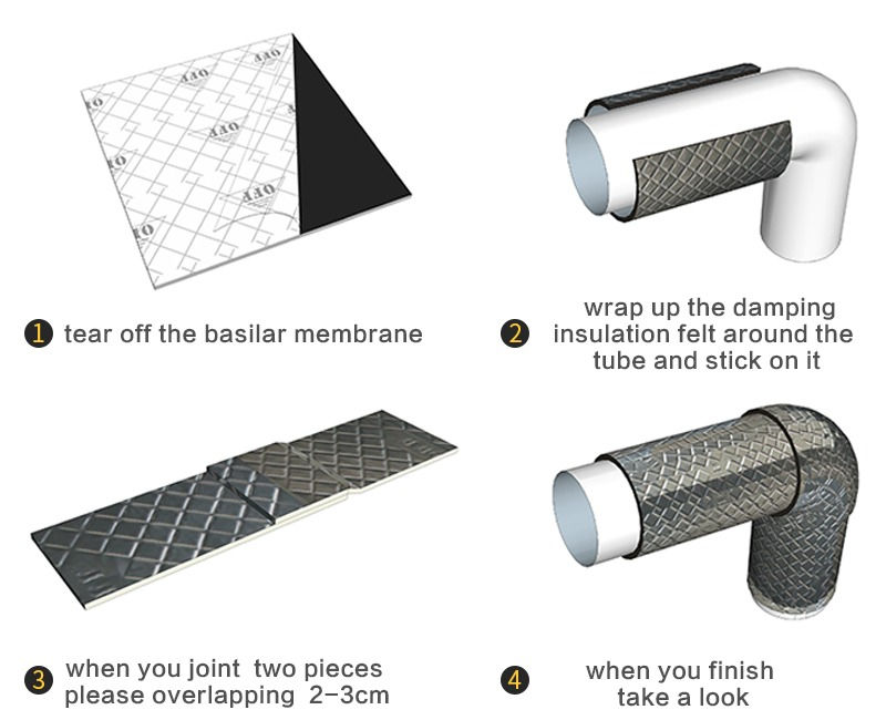 Thumbnail: Sound Insulation Felt (Self-adhesive) F100B