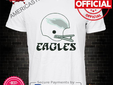 Americastee - Philadelphia eagles big helmet t-shirt