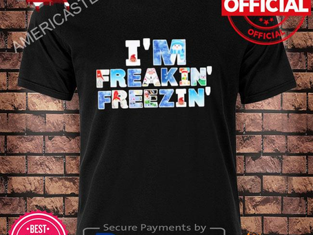 I’m Freakin’ Freezin’ Snowman Gnomes Cold Snow Fun Winter Sweater