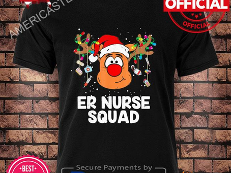 Reindeer Er Nurse Squad Christmas Holiday Nurses Sweater