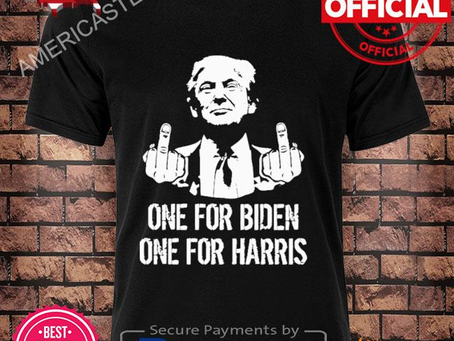 Americastee - Premium Donald Trump one for biden one for harris shirt