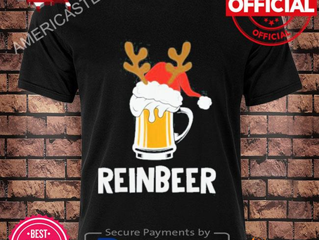 Reindeer Beer Christmas Drinking Shirt