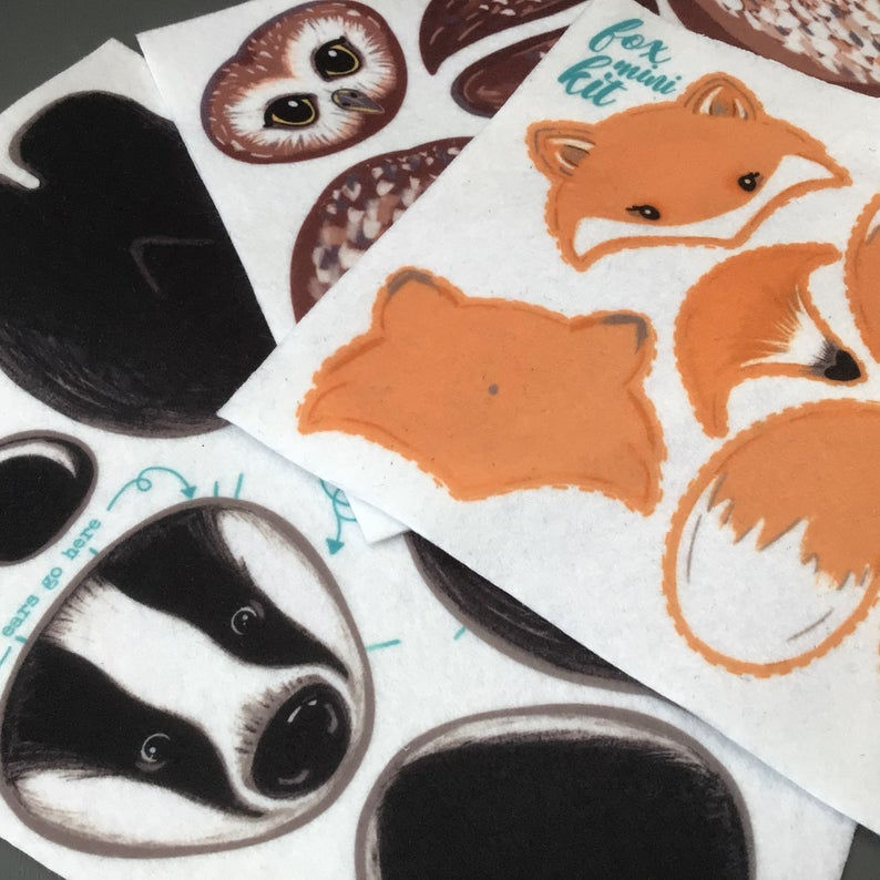 Thumbnail: Sew your own Woodland animal decorations, plushie sewing kit.