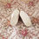 Thumbnail: White  Antique Doll Shoes - 2 1/4"