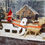 Thumbnail: Vintage Santa on Sled with Reindeers