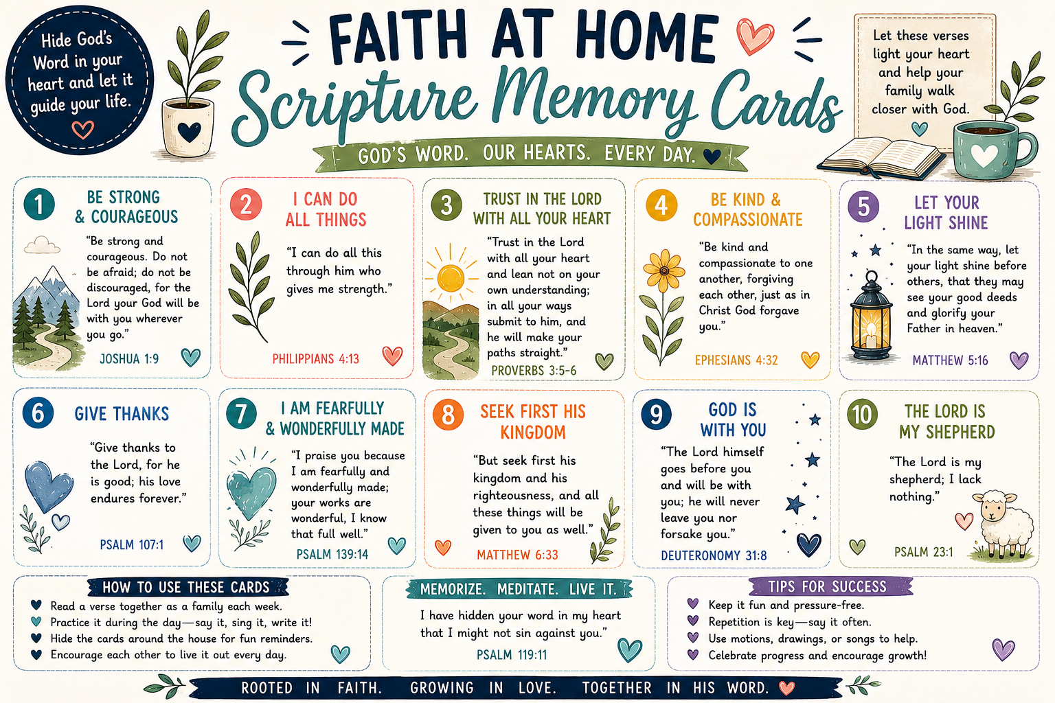 Scripture Memory Cards