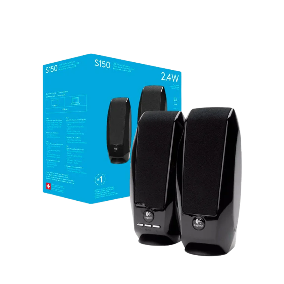 Bocinas Logitech S120 con sonido estéreo