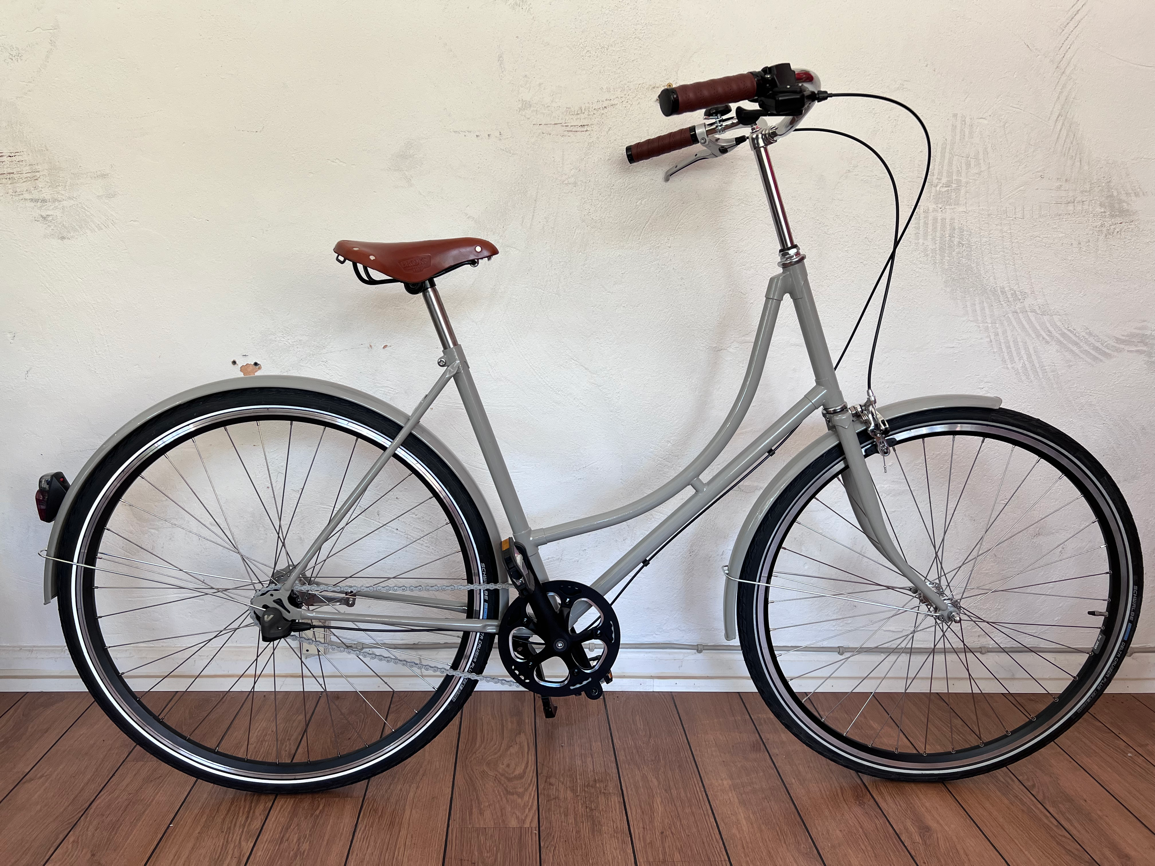 Håndbygget Cykel 3 gear - Grå