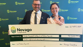 Novago Coopérative remet 98 500$ remis à la relève agricole