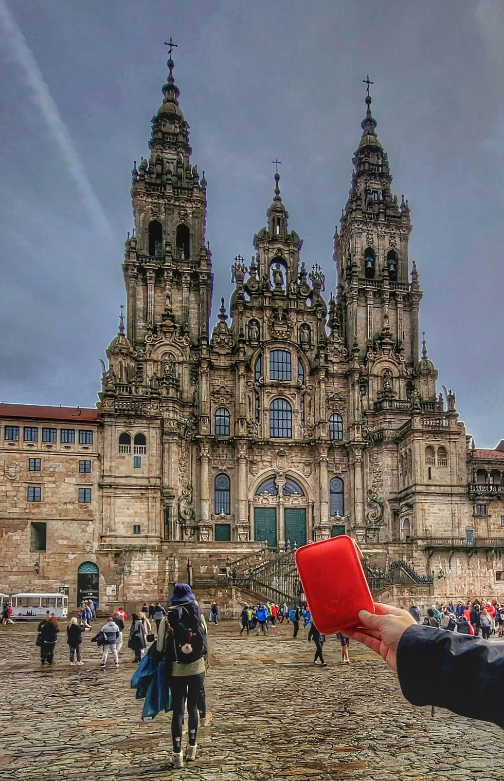 Santiago in view, tranquilidad in hand. 🌿 My Saje Farmacy Kit for the road.