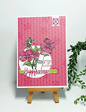 Geburtstagskarte pink