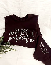 Sweatshirt mit Statement