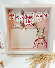 Bilderrahmen zur Geburt