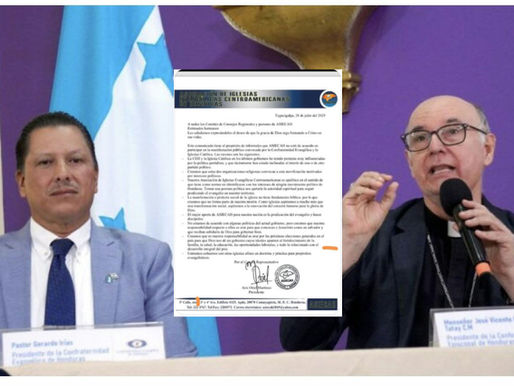 Confraternidad Evangélica ASIECAH se distancia de marcha convocada por Iglesias en Honduras