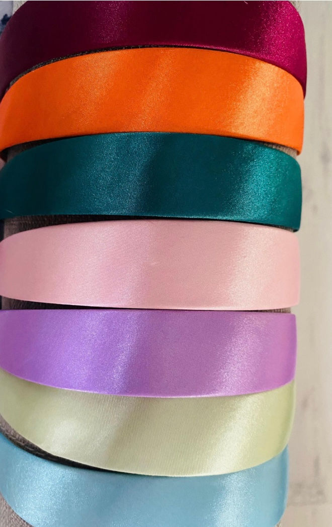 Thumbnail: Best selling wide non slip satin Alice band 