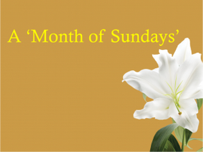 THE STORY Week 27 A month of Sundays