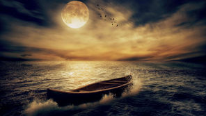 The ocean is steady; the mind is steady.