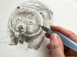 Painting Wombat