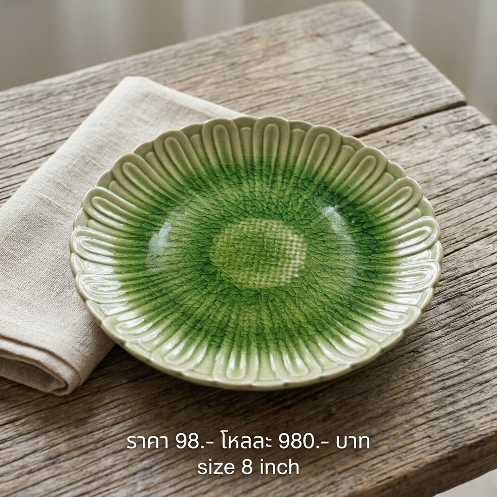 GREEN Sun-Flower "8"