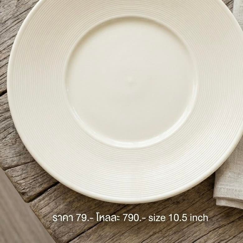 ภาพขนาดย่อ: Rim Striped PLATE"10.5"
