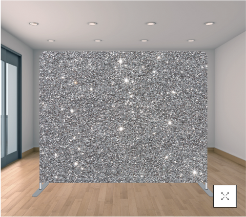 Silver Sparkle Backdrop 