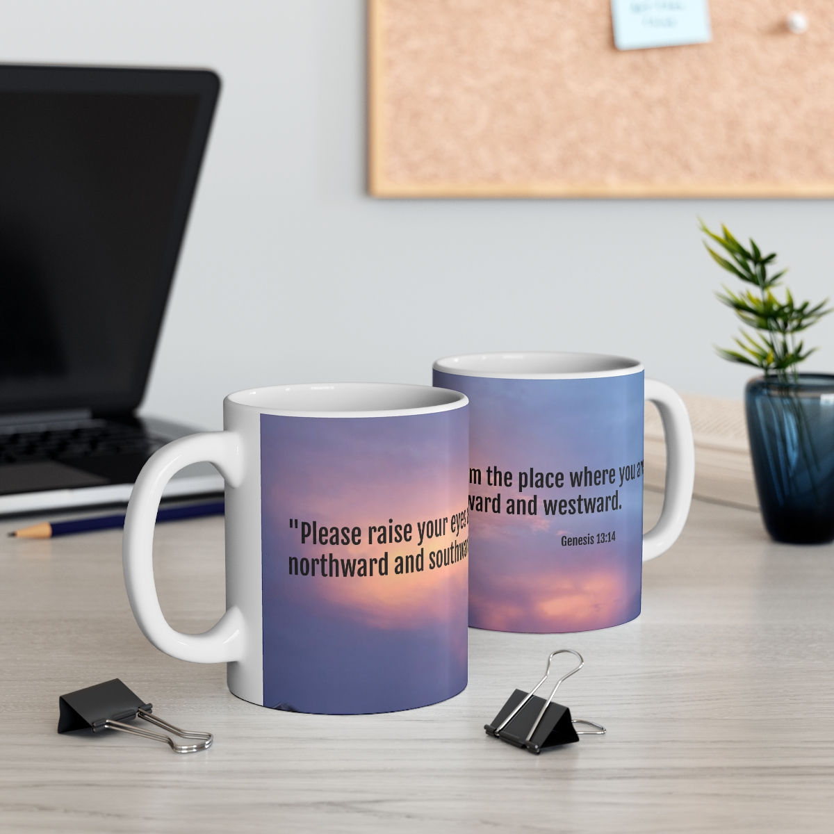 11 oz Mug- Lech Lecha- Genesis 13:14