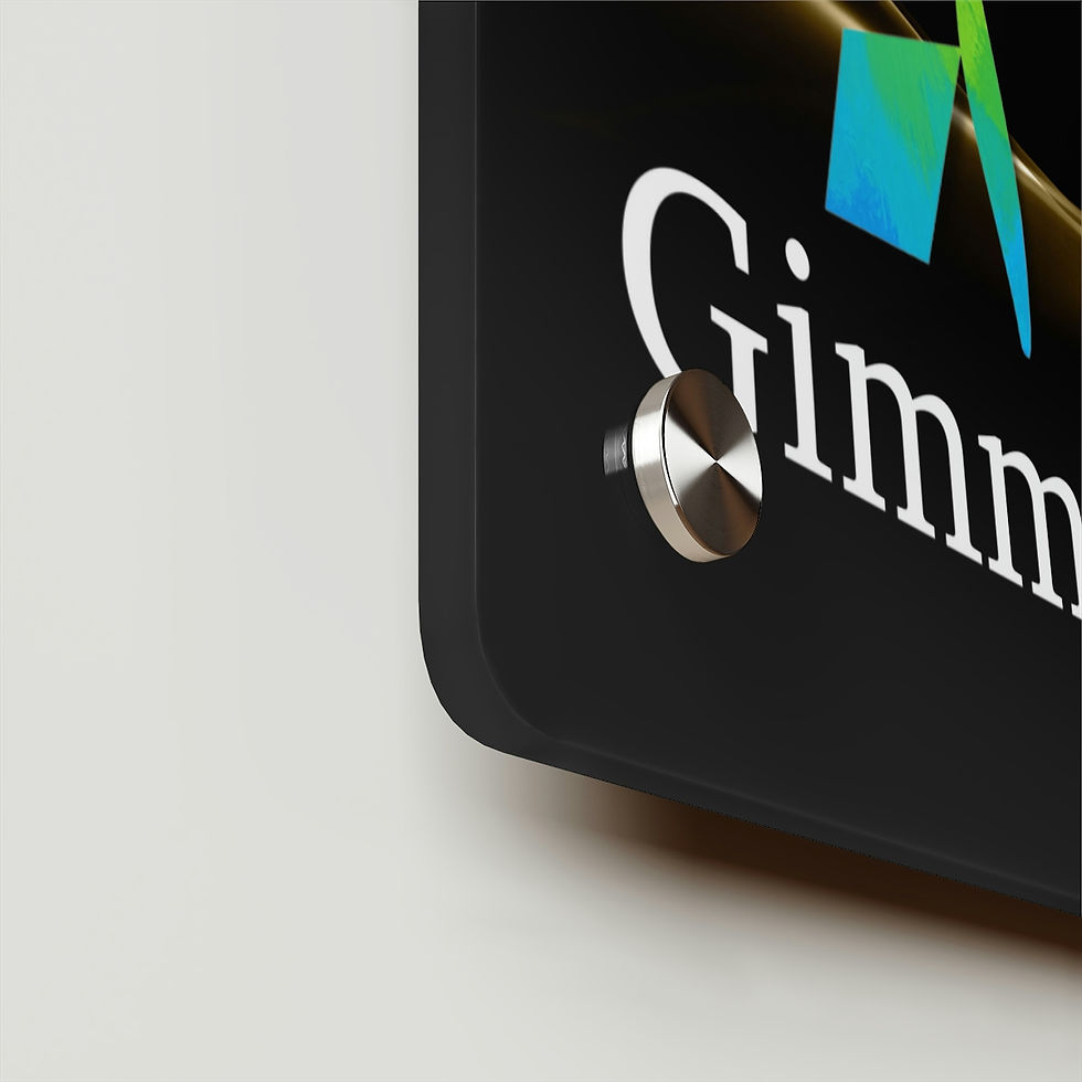 Thumbnail: Gimmel - The Alef Bais Collection Acrylic Wall Art 