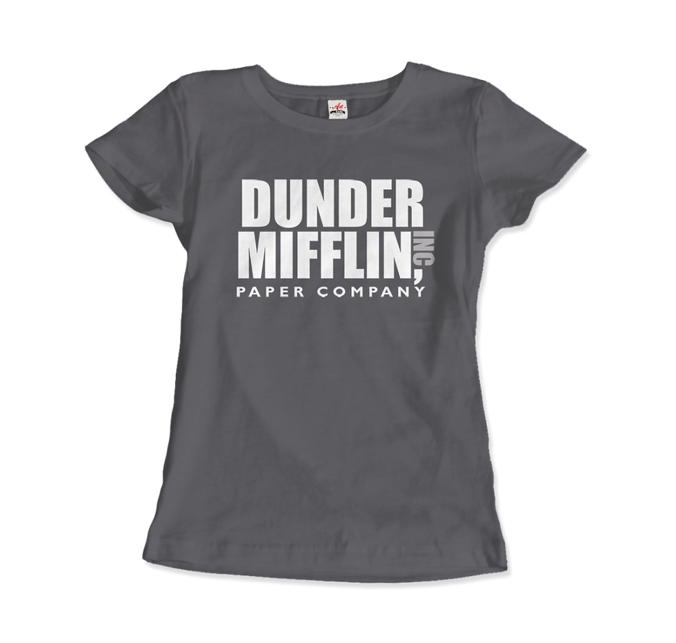 Миниатюра: Офисная футболка с надписью Dunder Mifflin Paper Company, мужская и женская моде