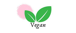 Vegan-friendly hair and skincare icon — green leaves.