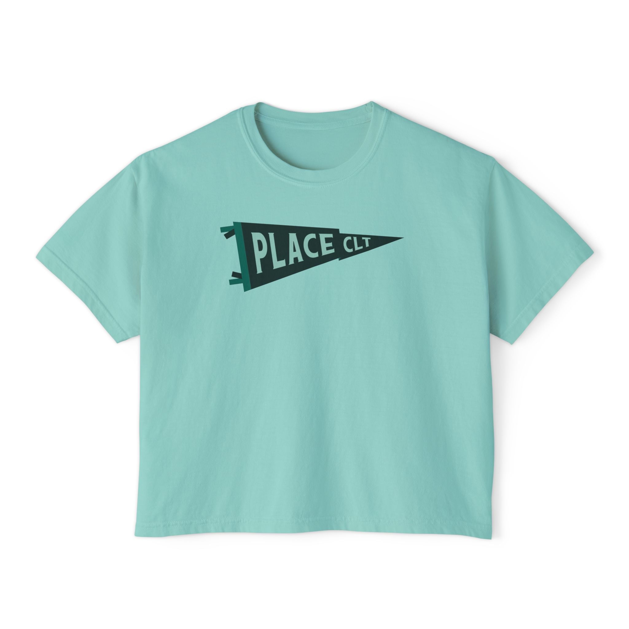 PlaceCLT Pennant Women's Boxy T-Shirt