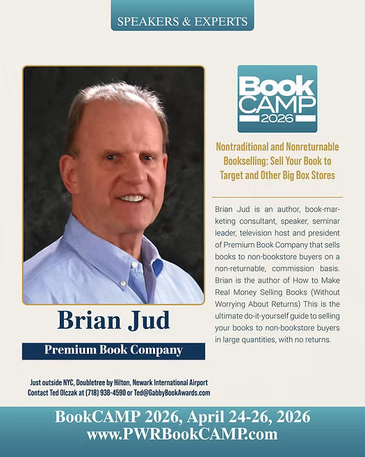 Brian Jud, speaker for BookCAMP 2027 events