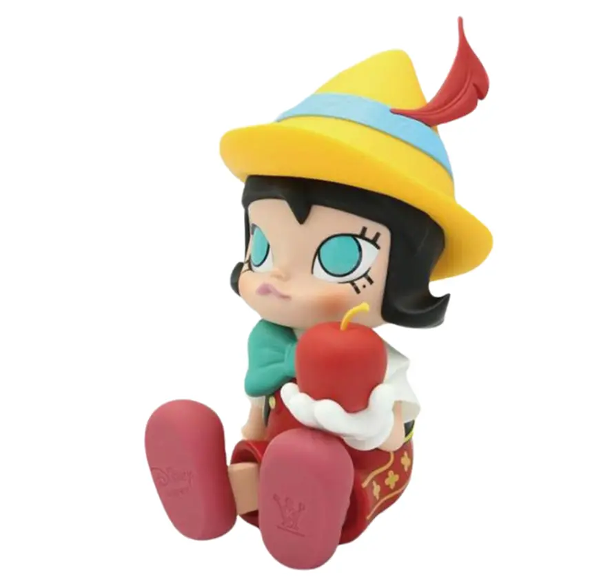 2019__Molly x Disney x Pinocchio 1.0_Red Apple version_figurine_Kenny_Wong_POP MART x How2