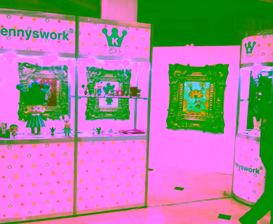 Kenny Wong drawings Taipei Toy Festival 2010