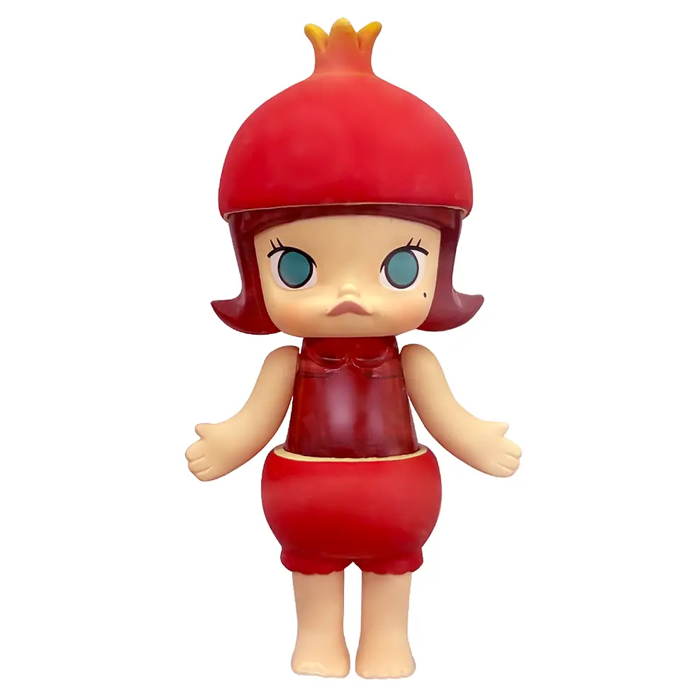 2017_Molly_Molly Fruit series_水果系列_pomegranate_石榴_blind box_Kenny_Wong_POP_MART.webp