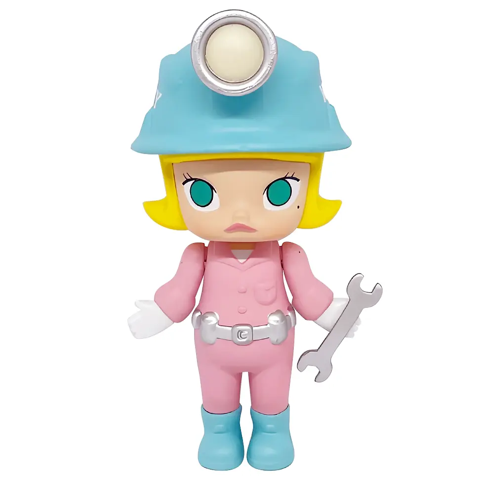2017_Molly_Career Series 2_職業系列 第二代_Worker pink_工人(粉紅色)_blind box_Kenny_Wong_POP_MART.webp