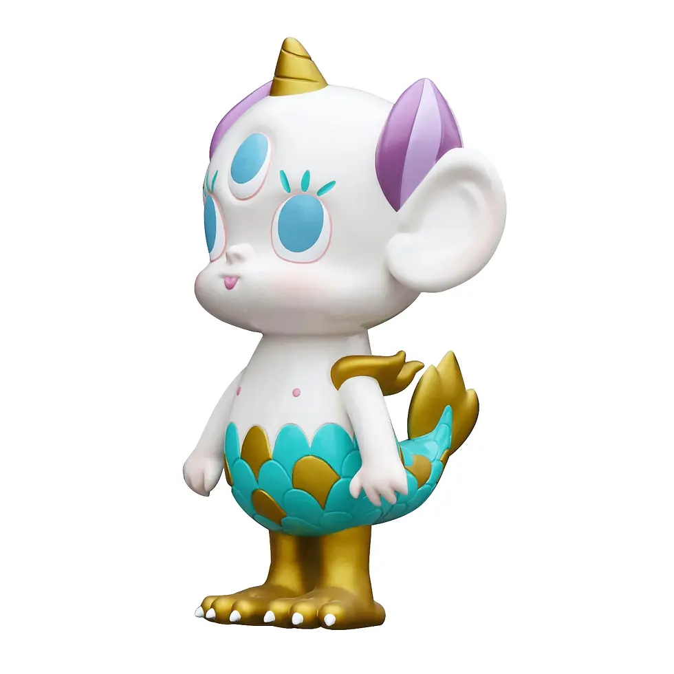 2020_Molly_Kaiju Hunting Series 2_the Tenth Son_龍十兒_green_blind box_Kenny_Wong__Pop Mart x.webp