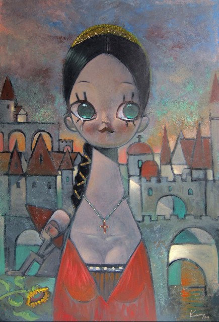 2014 靠邊走藝術 王信明『城堡』個展_茱麗葉不要哭.jpg