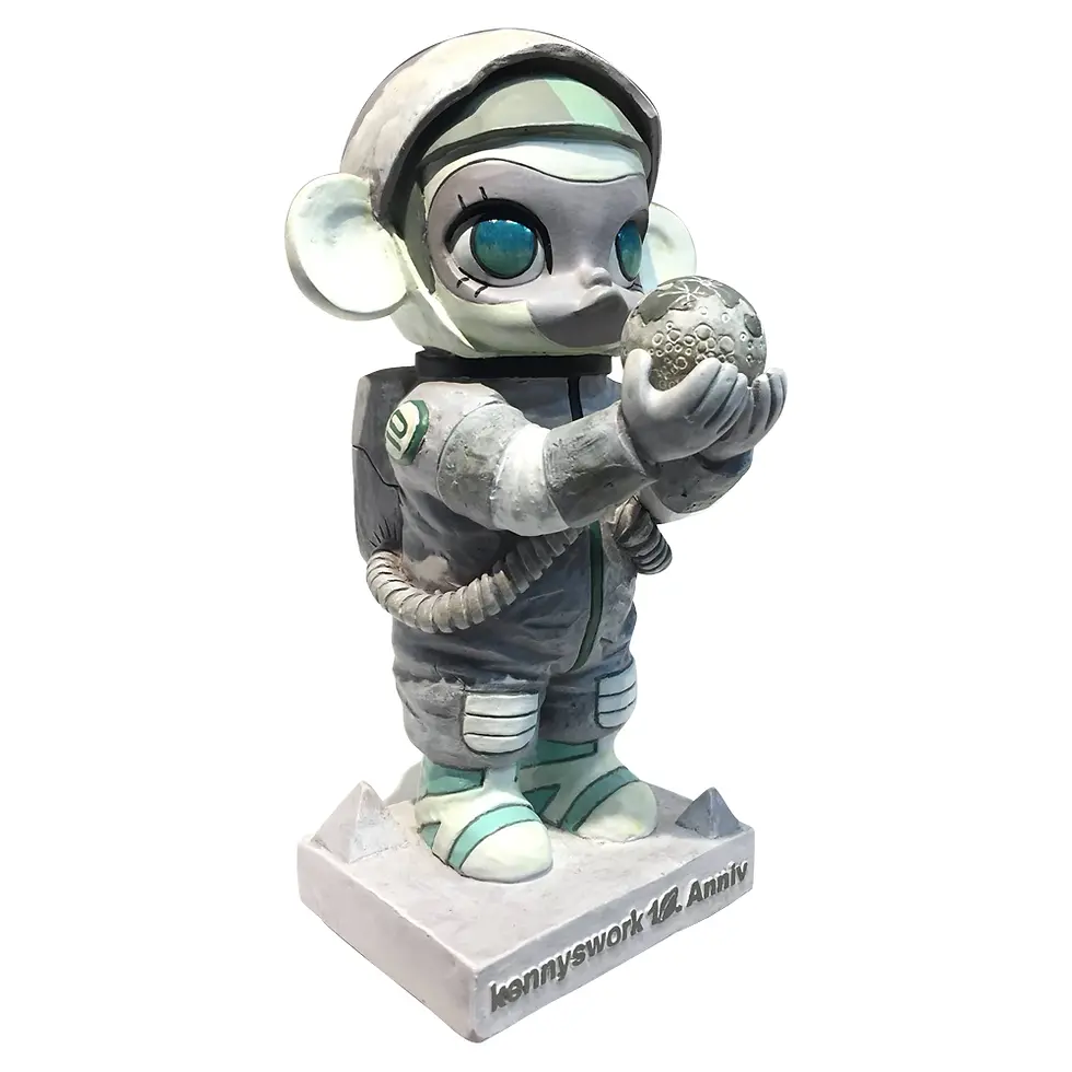 2016_Molly_10th Anniversary statue 10周年紀念雕像 _Twinkle twinkle little Moon_月球小星星_blind box_K