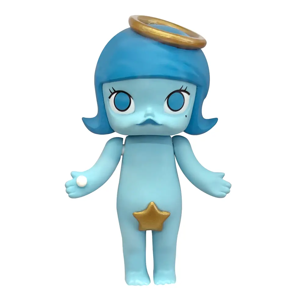 2016_Molly_Molly Zodiac series 1 星座系列 第一代_雙子座藍色 (Gemini)_blind box_Kenny_Wong_POP_MART