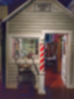 Barber Shop display Patee House Museum
