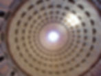 Langit-langit kubah Pantheon di Roma