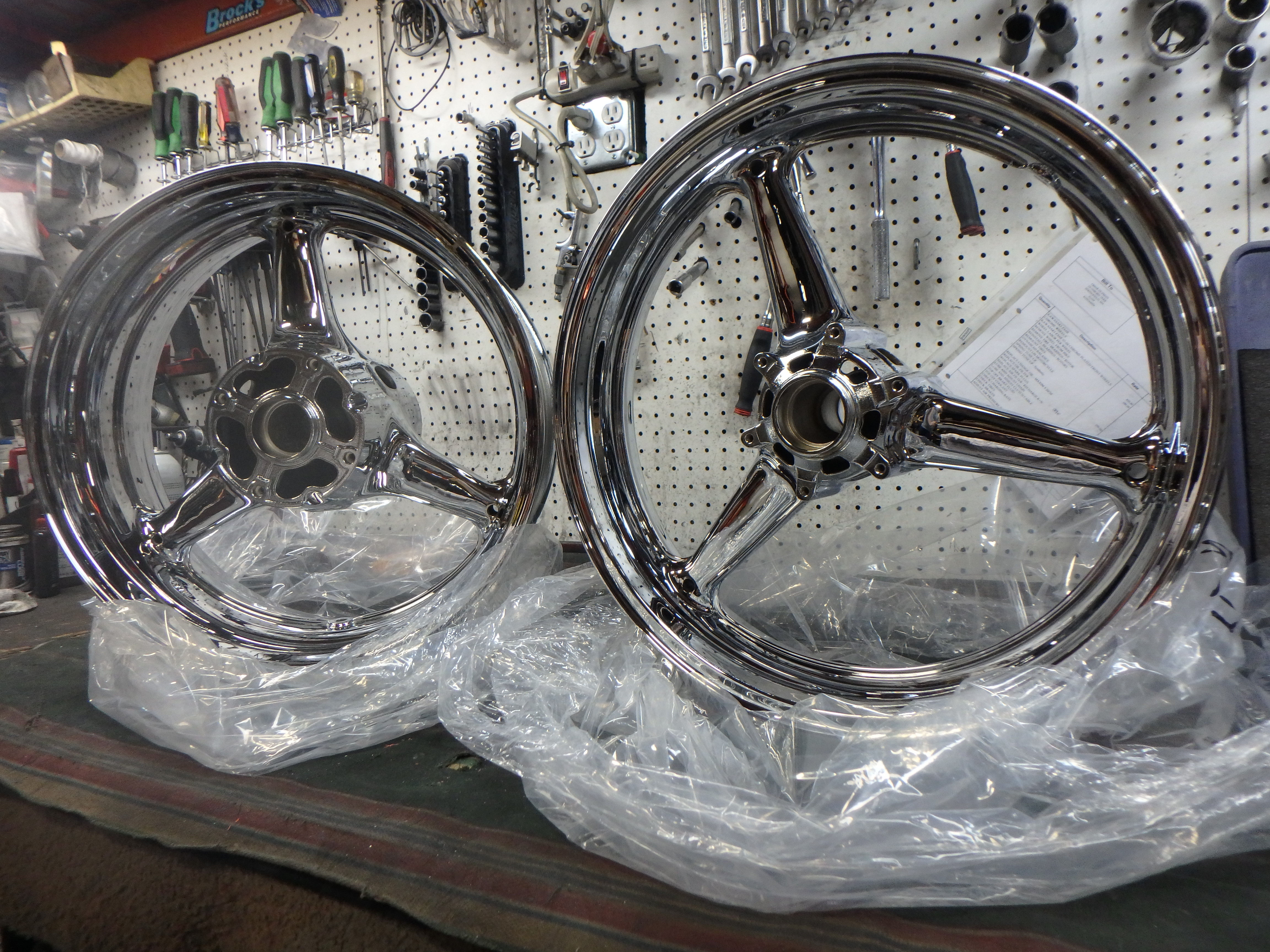 HONDA CBR 1000RR 2008 / 2011 CHROME WHEELS